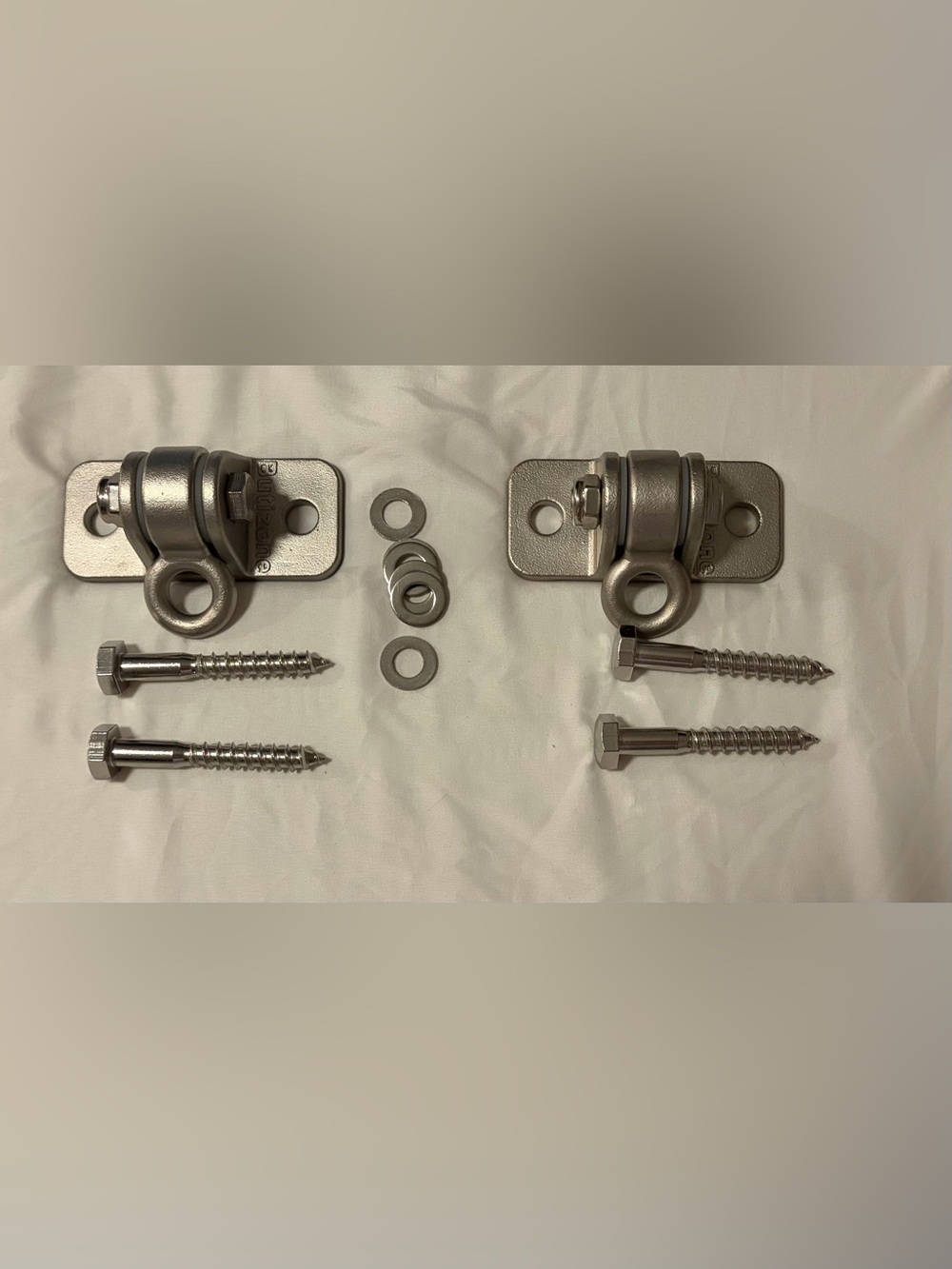 Swing Metal Hardware Set - Silver Finish